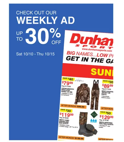 Dunham's Sports Weekly Ad