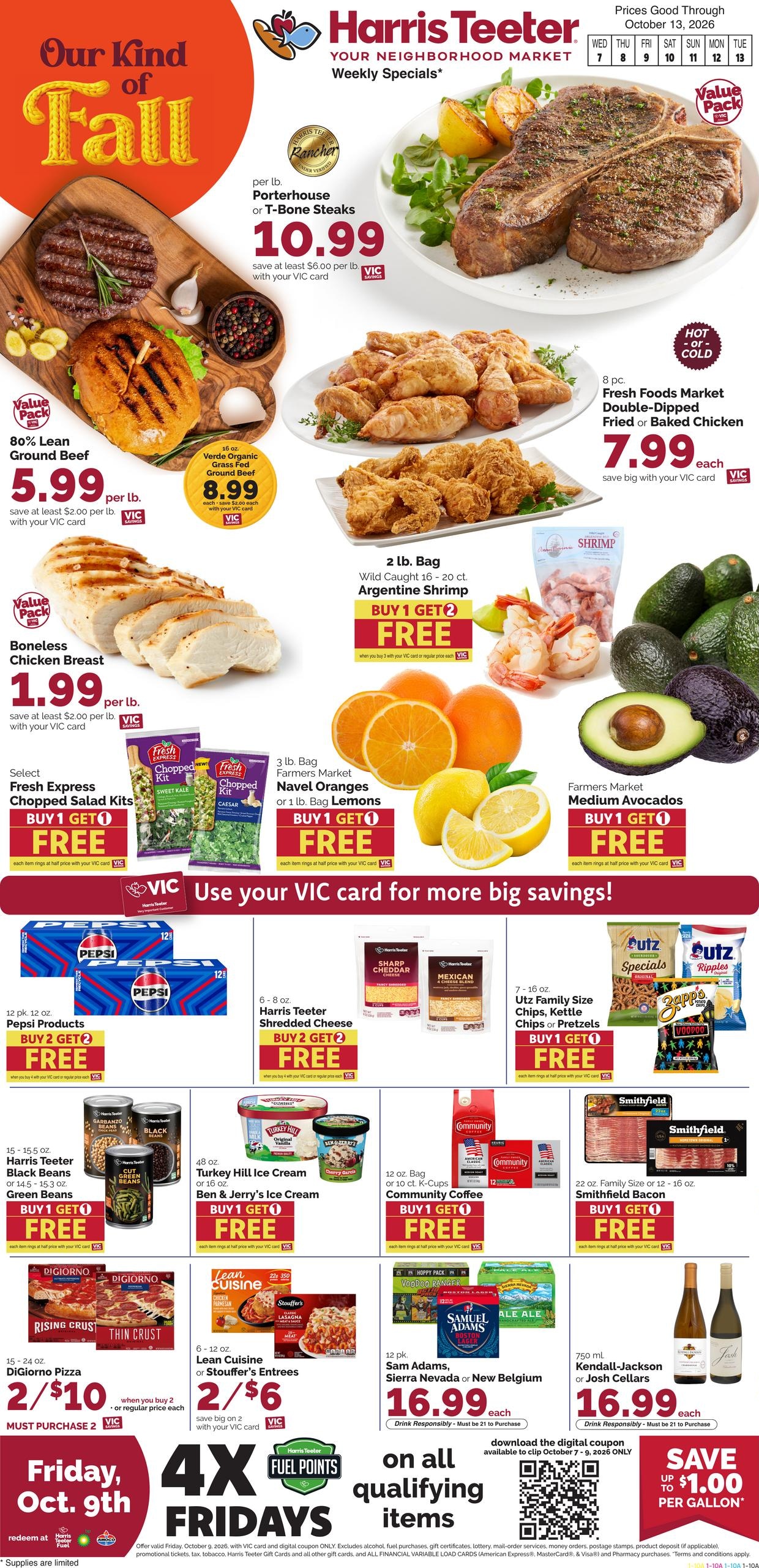 Harris Teeter weekly ad page 1