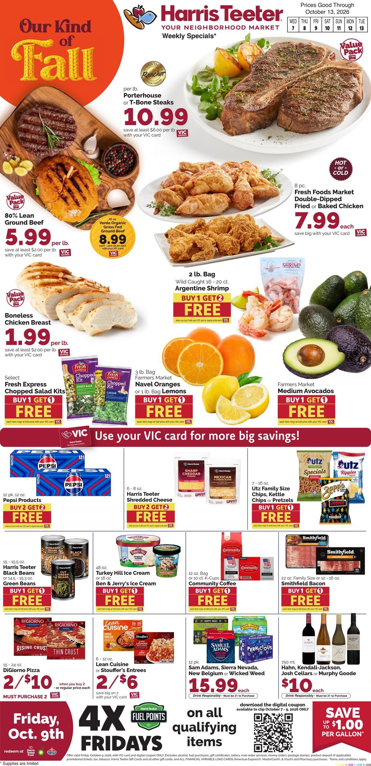 Harris Teeter weekly ad page 1