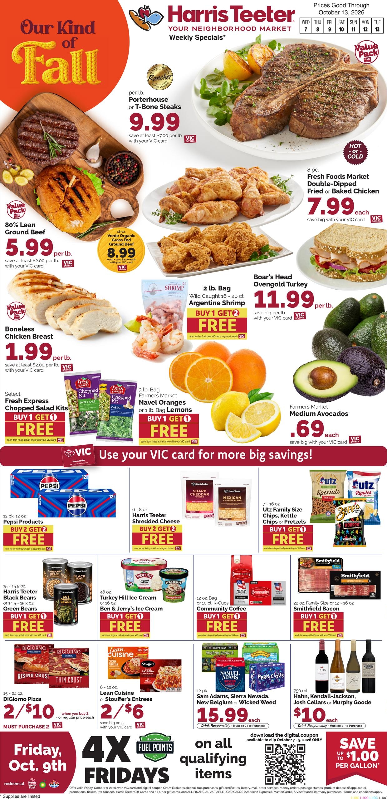 Harris Teeter weekly ad page 1