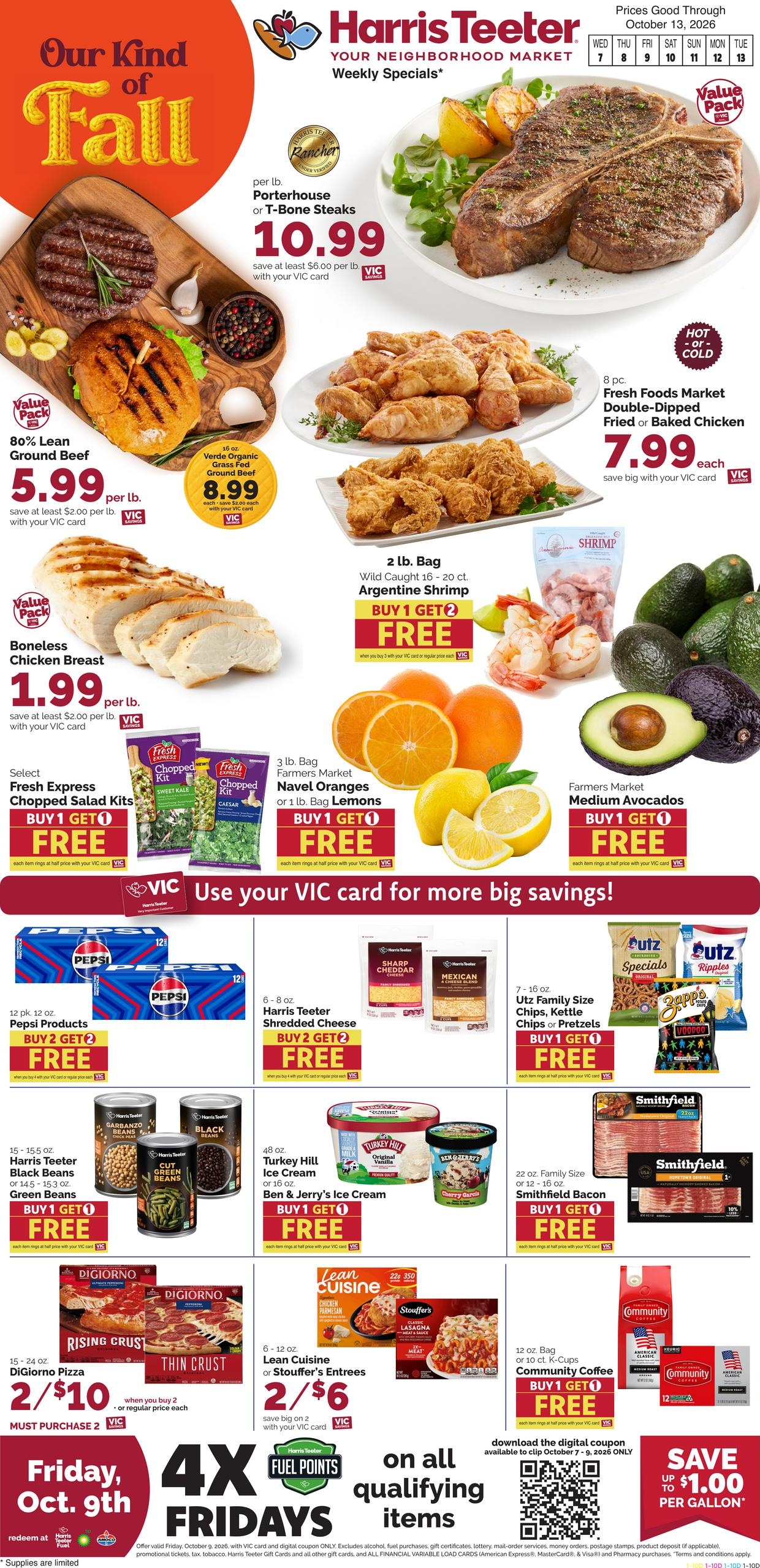 Harris Teeter weekly ad page 1