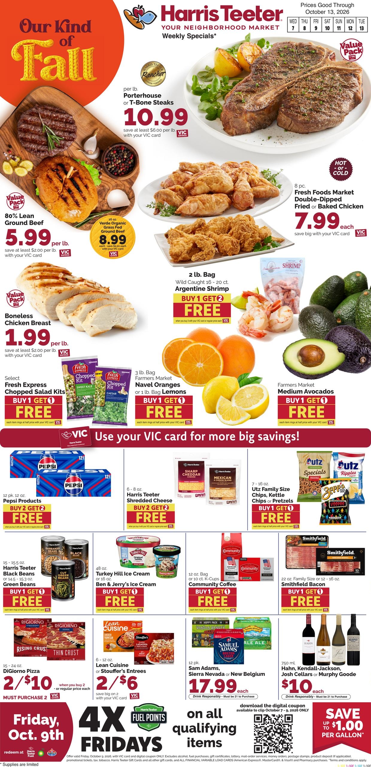 Harris Teeter weekly ad page 1