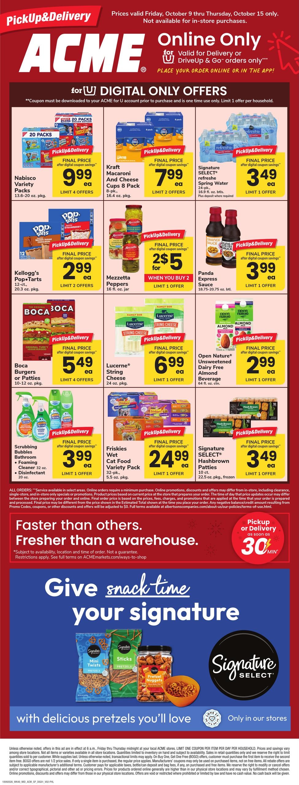Acme Markets weekly ad page 1