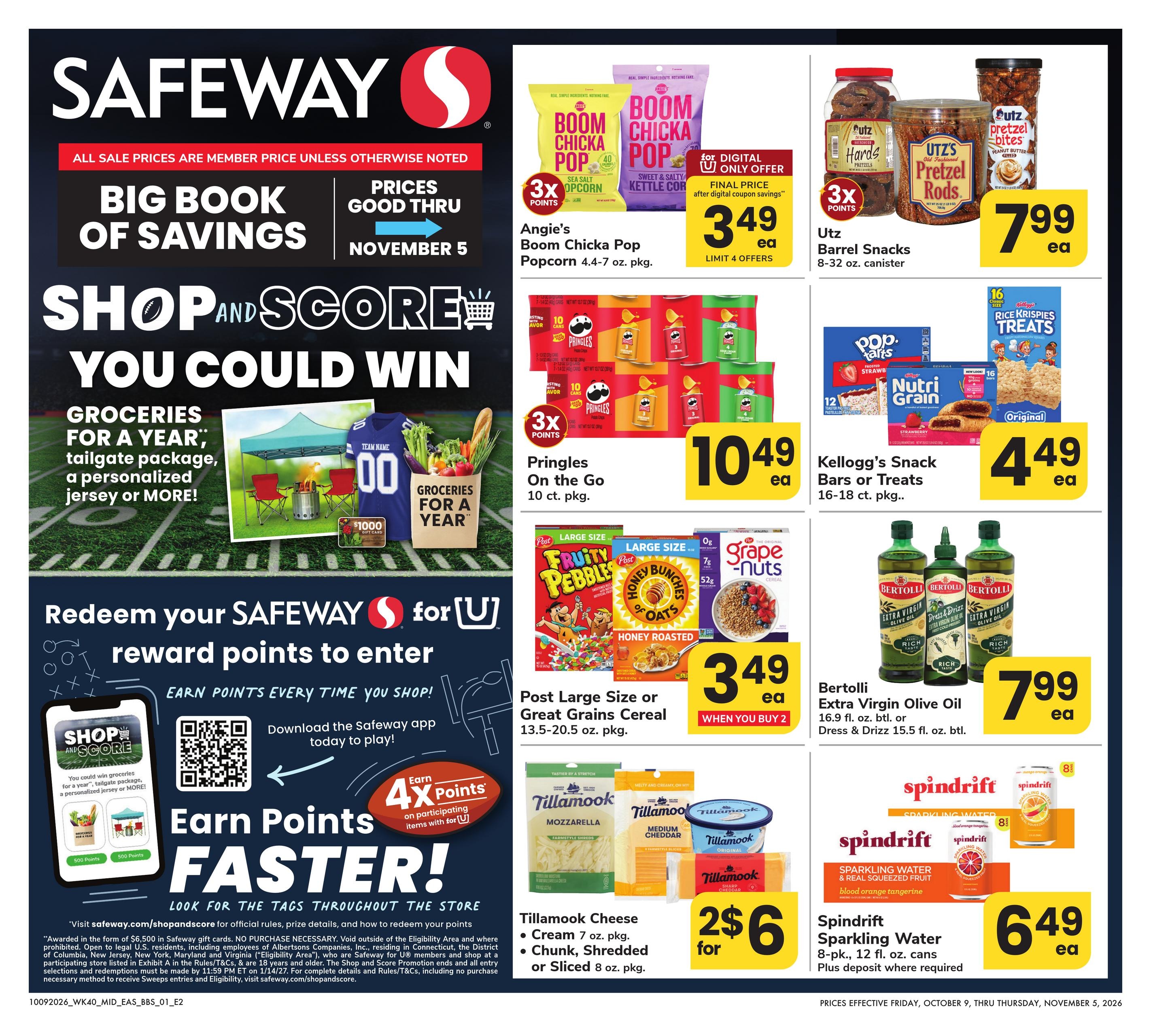 Safeway weekly ad page 1