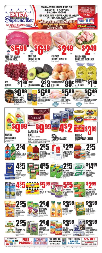 Extra Supermarket Indexed Bi-Weekly