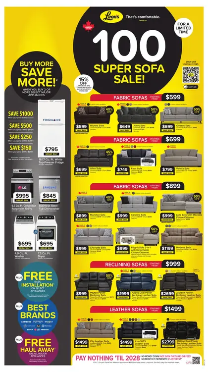 Leon's Super Sofa Sale!