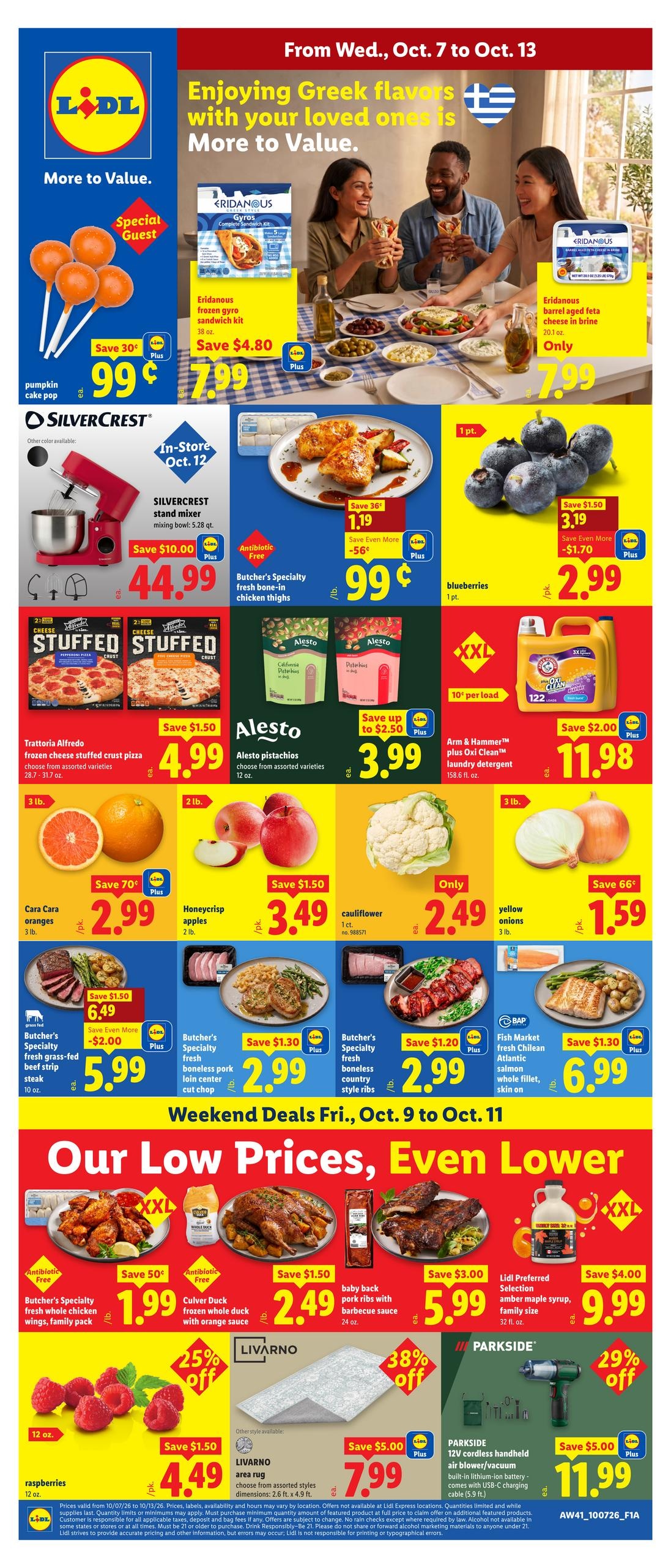 Lidl weekly ad page 1