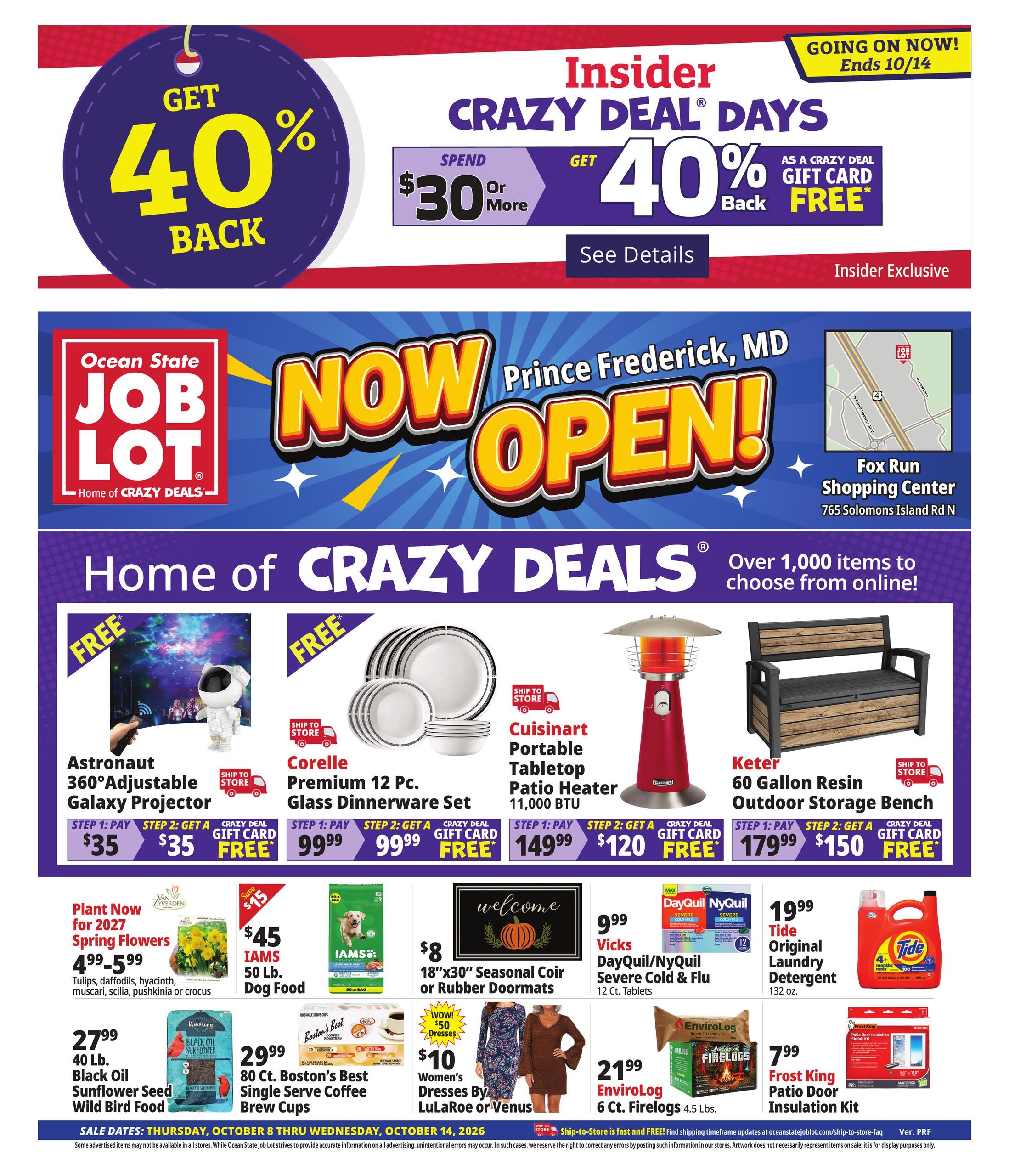 Ocean State Job Lot weekly ad page 1