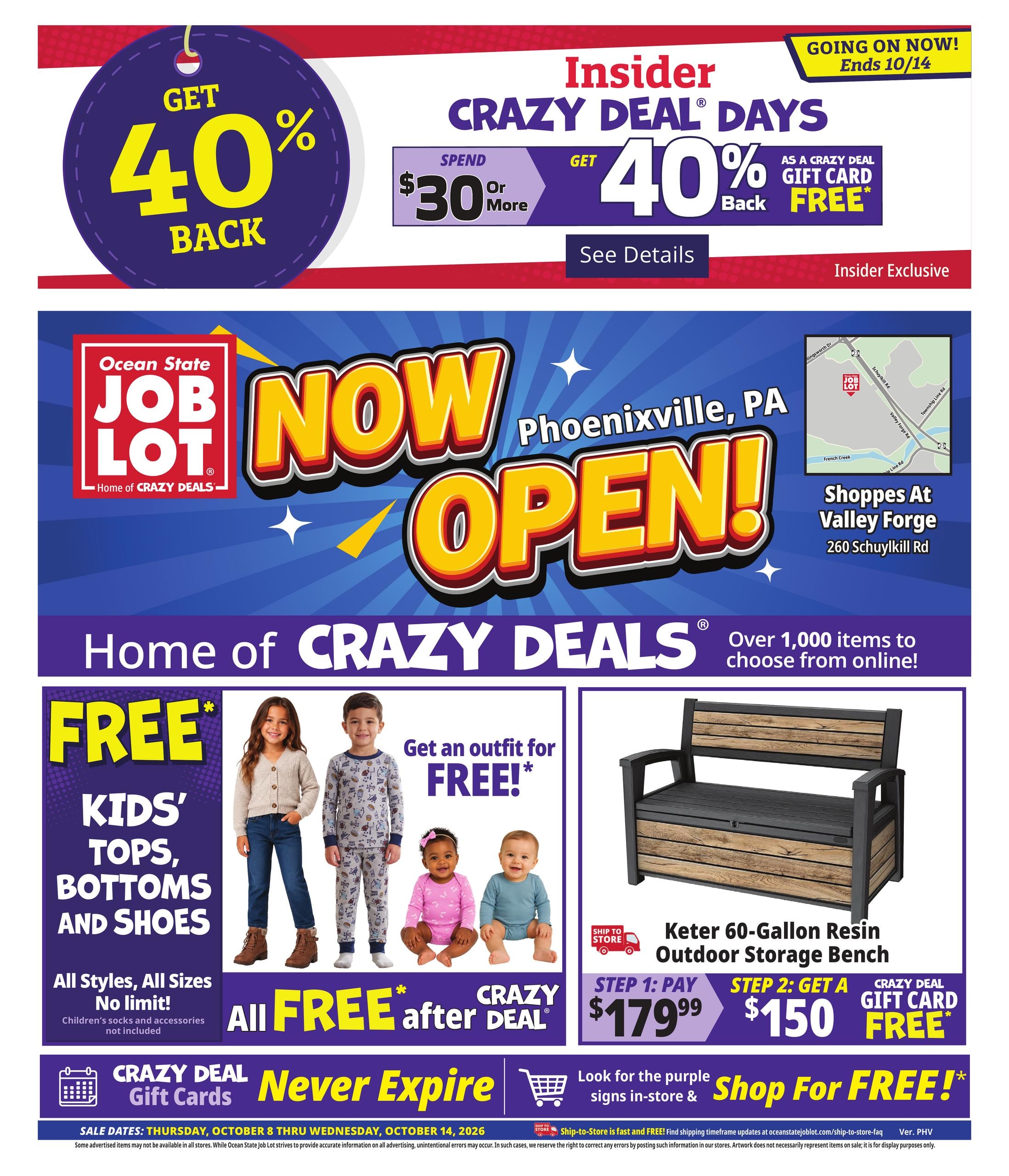 Ocean State Job Lot weekly ad page 1