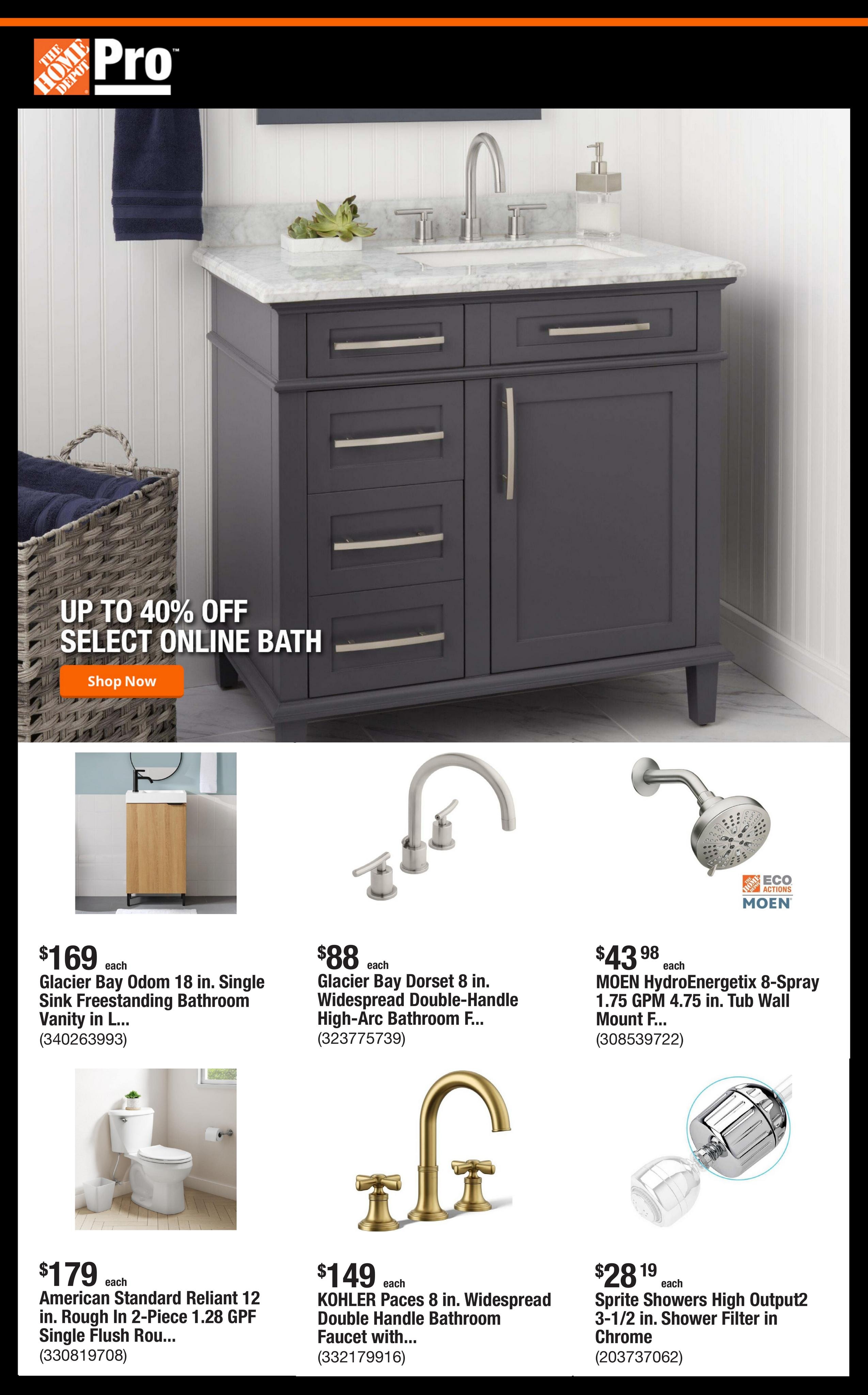 Home Depot weekly ad page 1