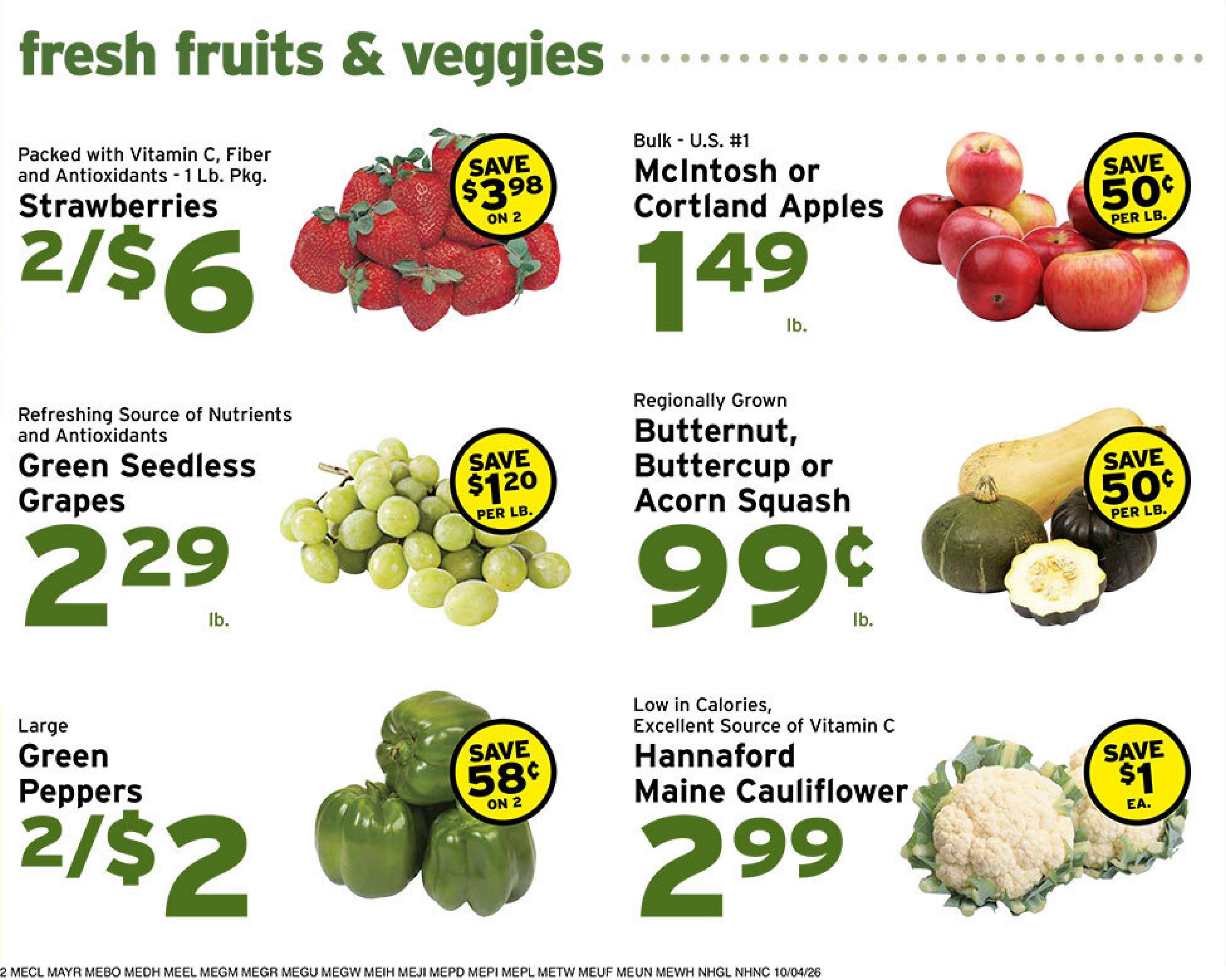 Whitney's Family Supermarket weekly ad page 2