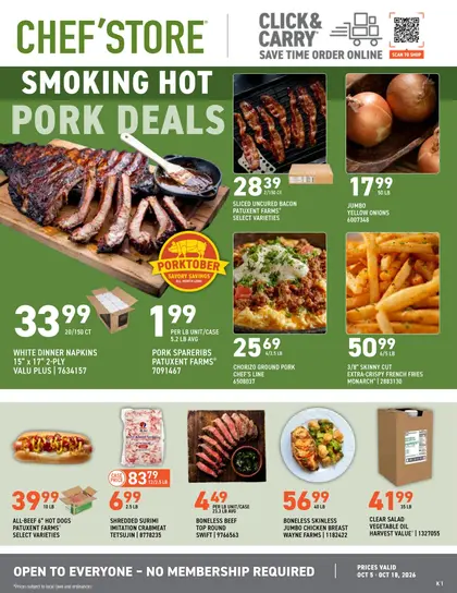 US Foods CHEF’STORE Indexed Bi-Weekly