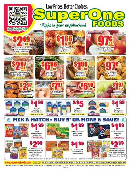 Super One Foods Indexed Weekly