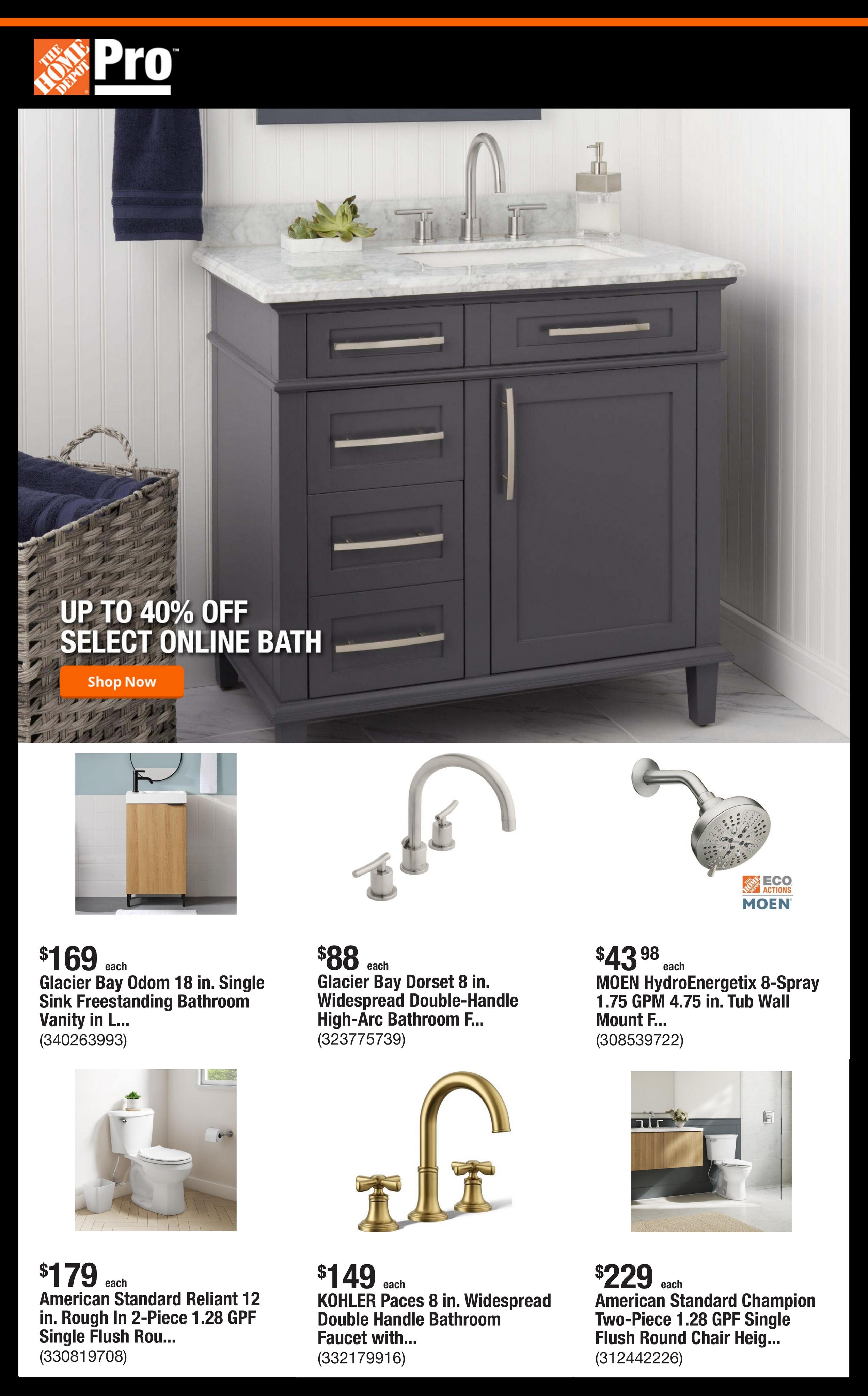 Home Depot weekly ad page 1