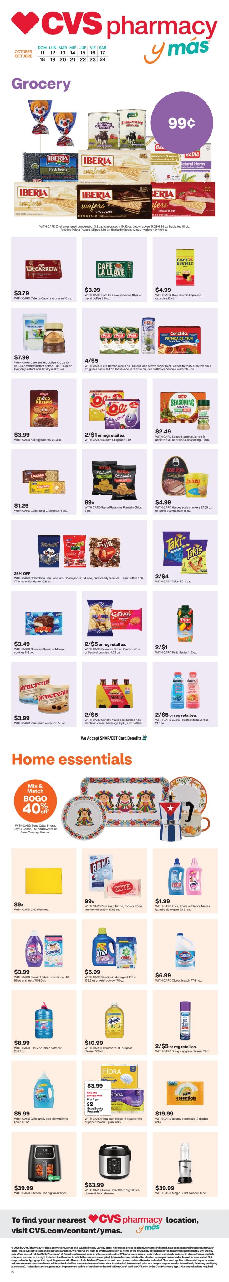 CVS Pharmacy weekly ad page 1
