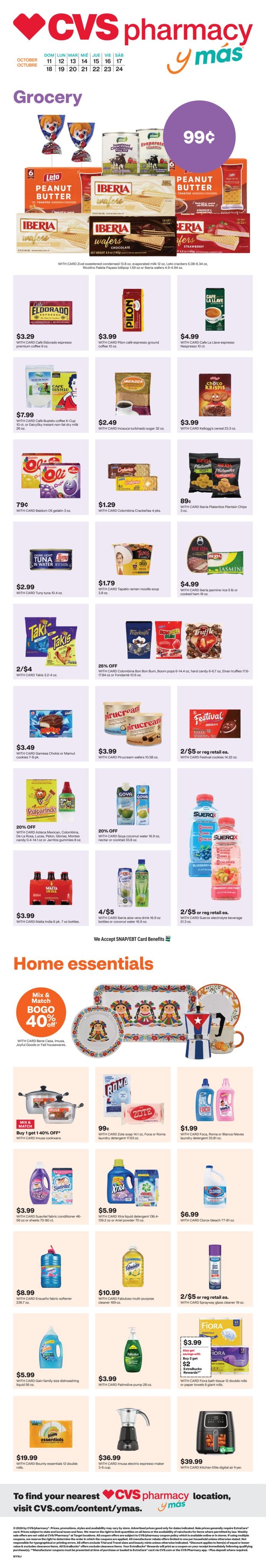 CVS Pharmacy weekly ad page 1