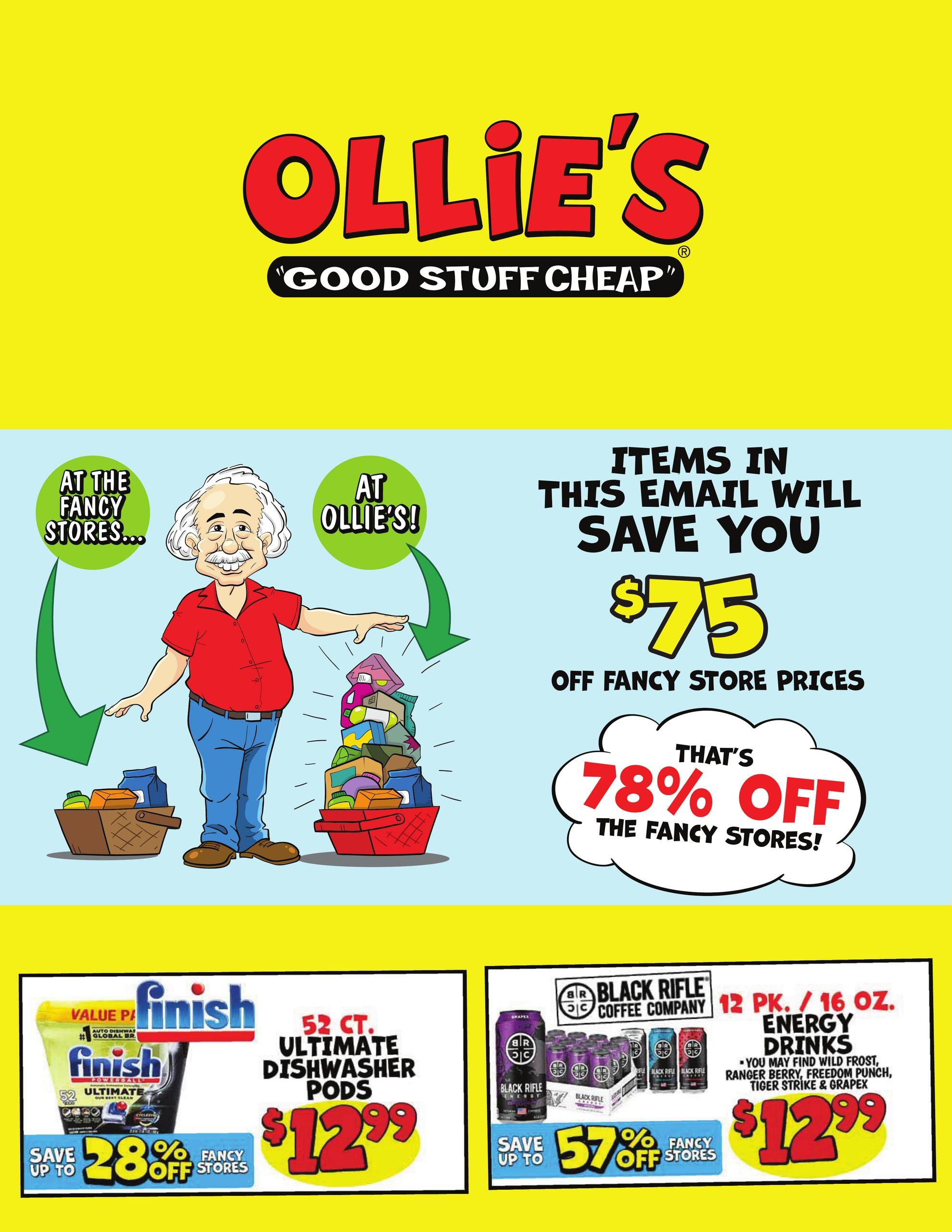 Ollie's Bargain Outlet weekly ad page 1