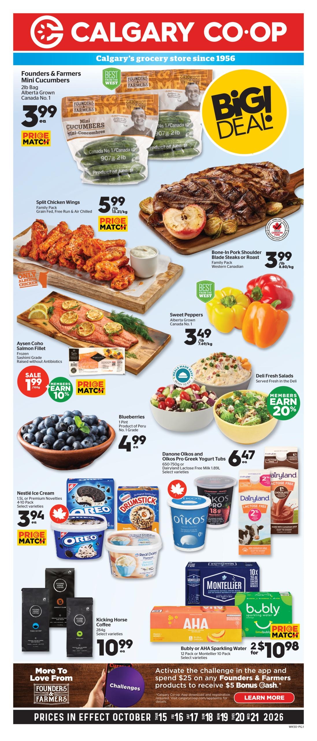Calgary Co-op flyer page 1