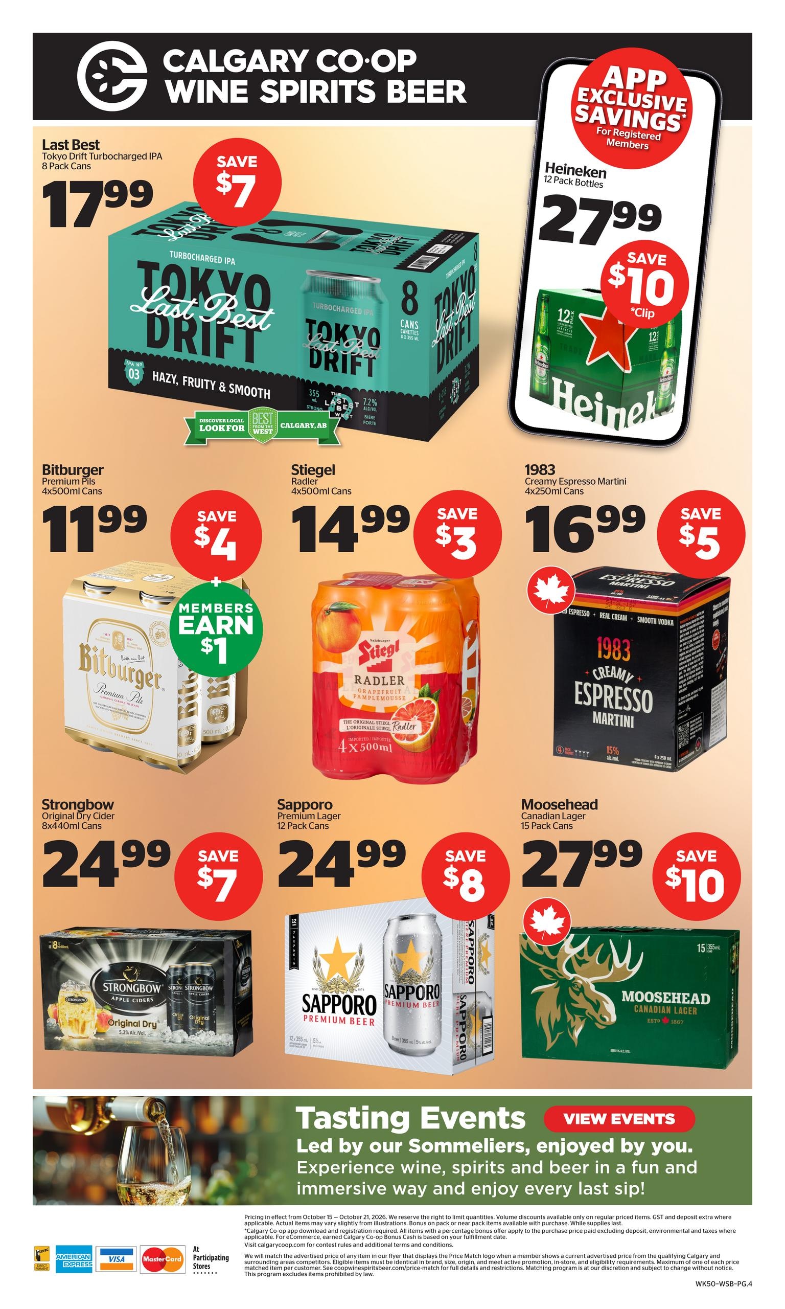 Co-op Wine Spirits Beer Liquor flyer page 4