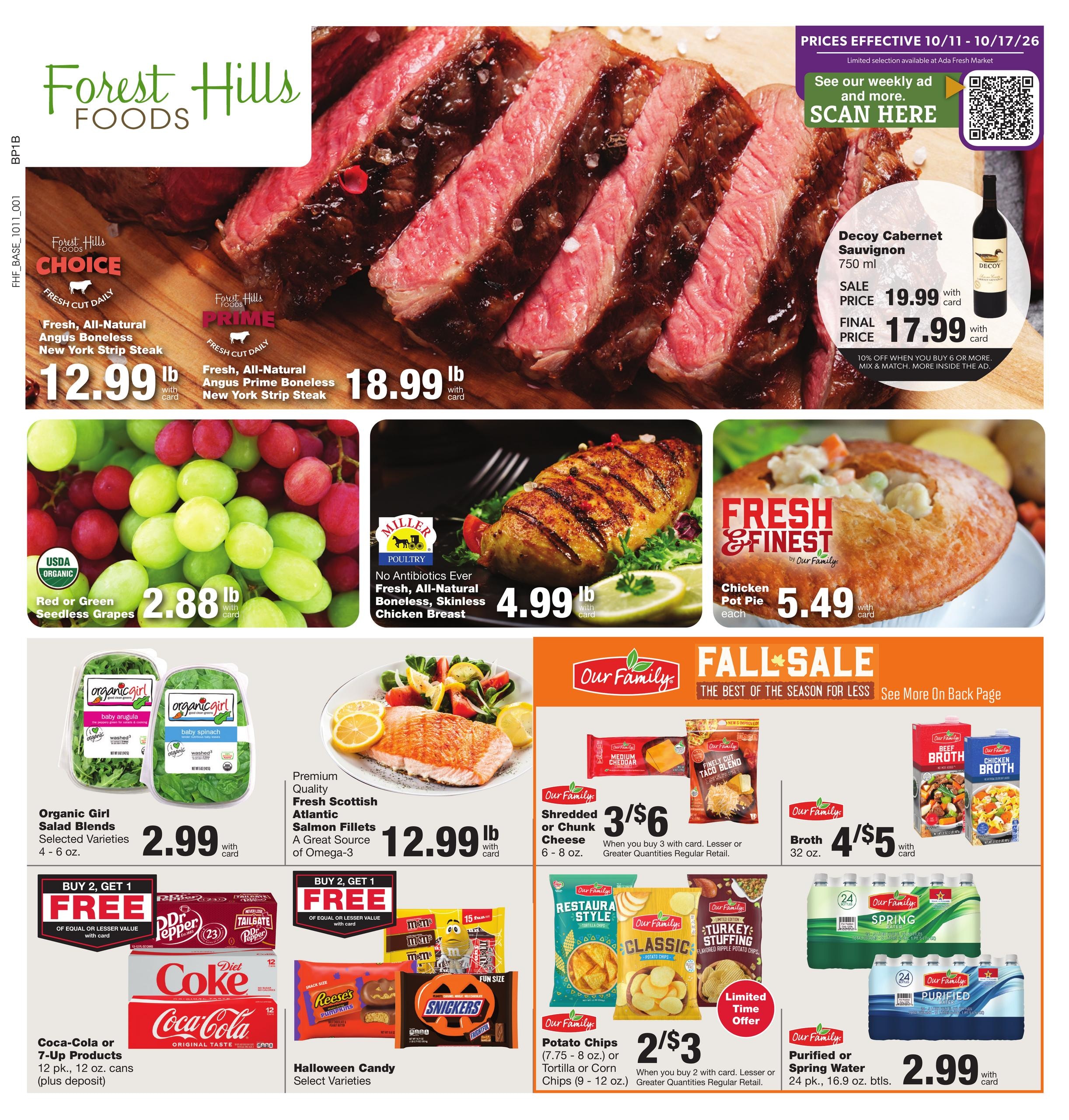 Forest Hills Foods weekly ad page 1