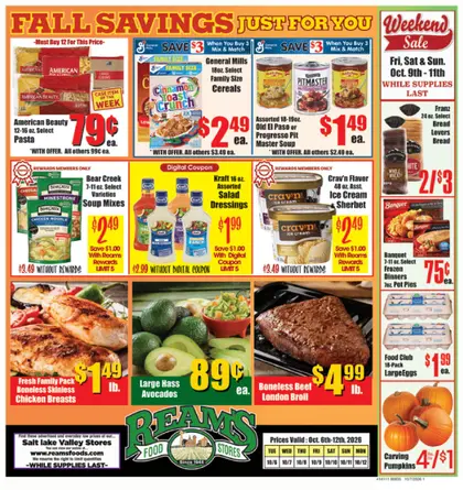 Reams Food Stores Indexed Bi-Weekly