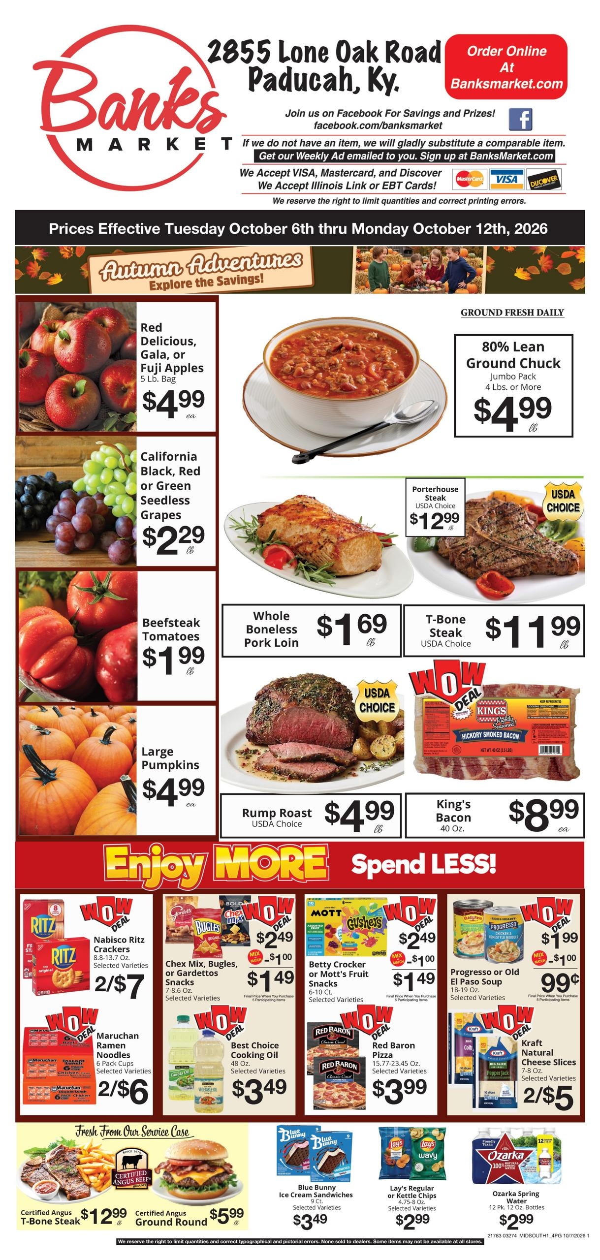 Banks Market weekly ad page 1