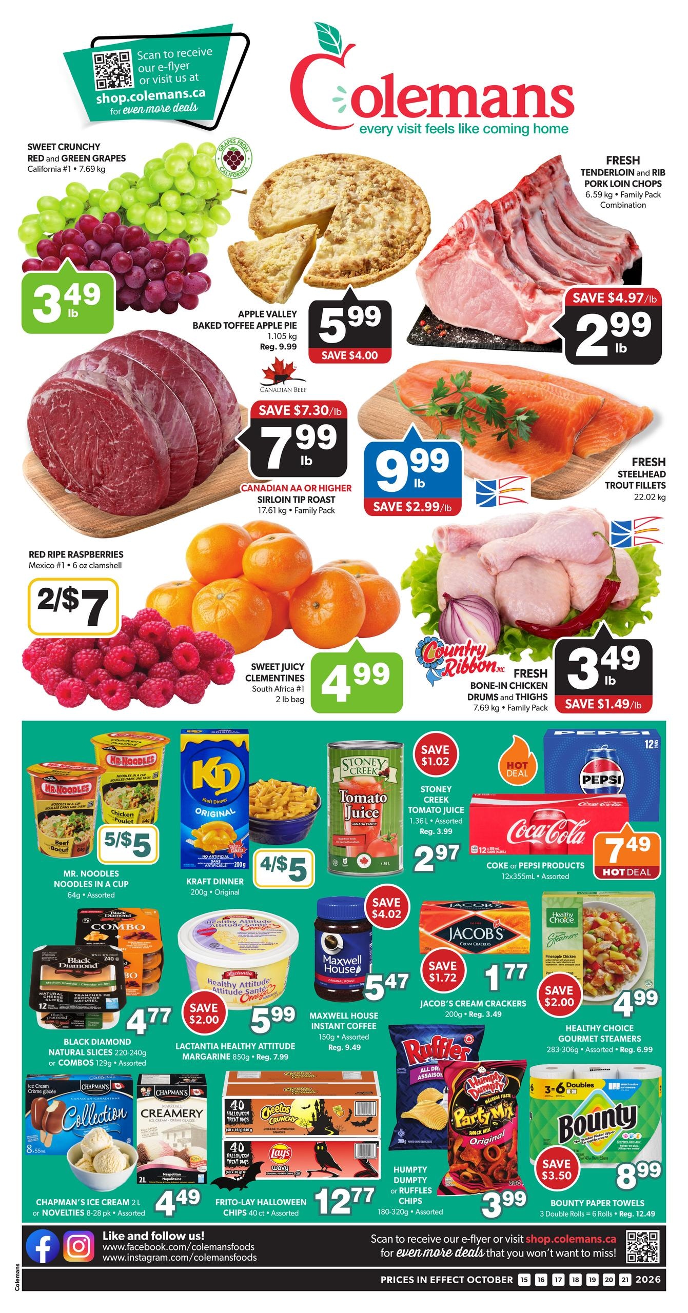 Colemans flyer page 1