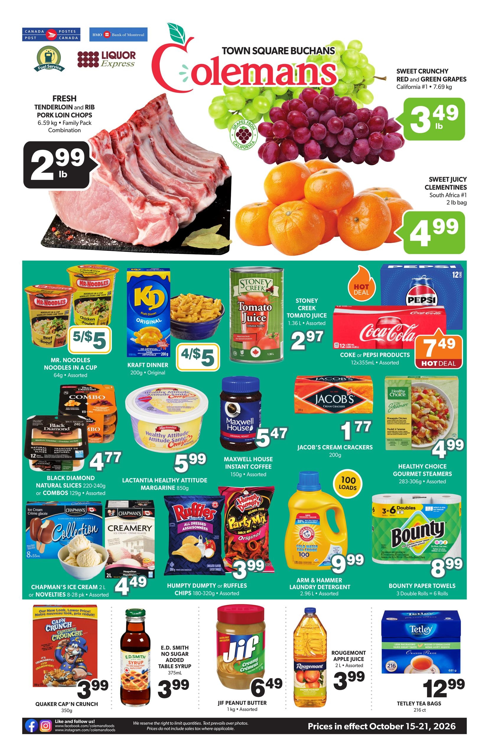 Colemans flyer page 1