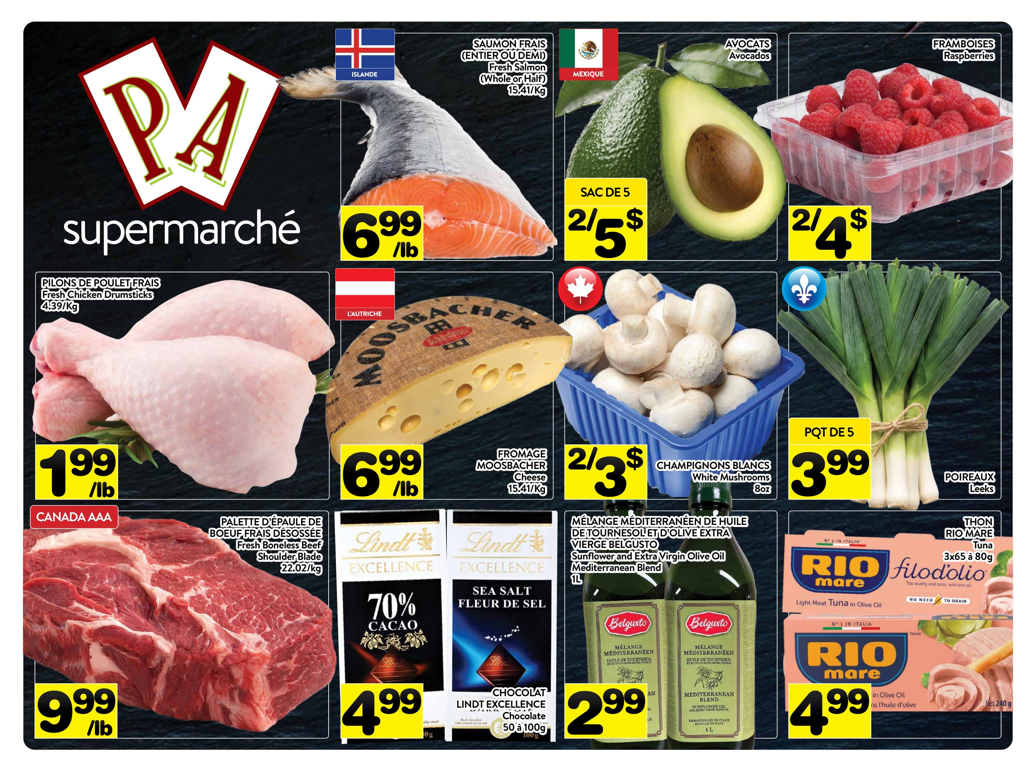Supermarche PA flyer page 1