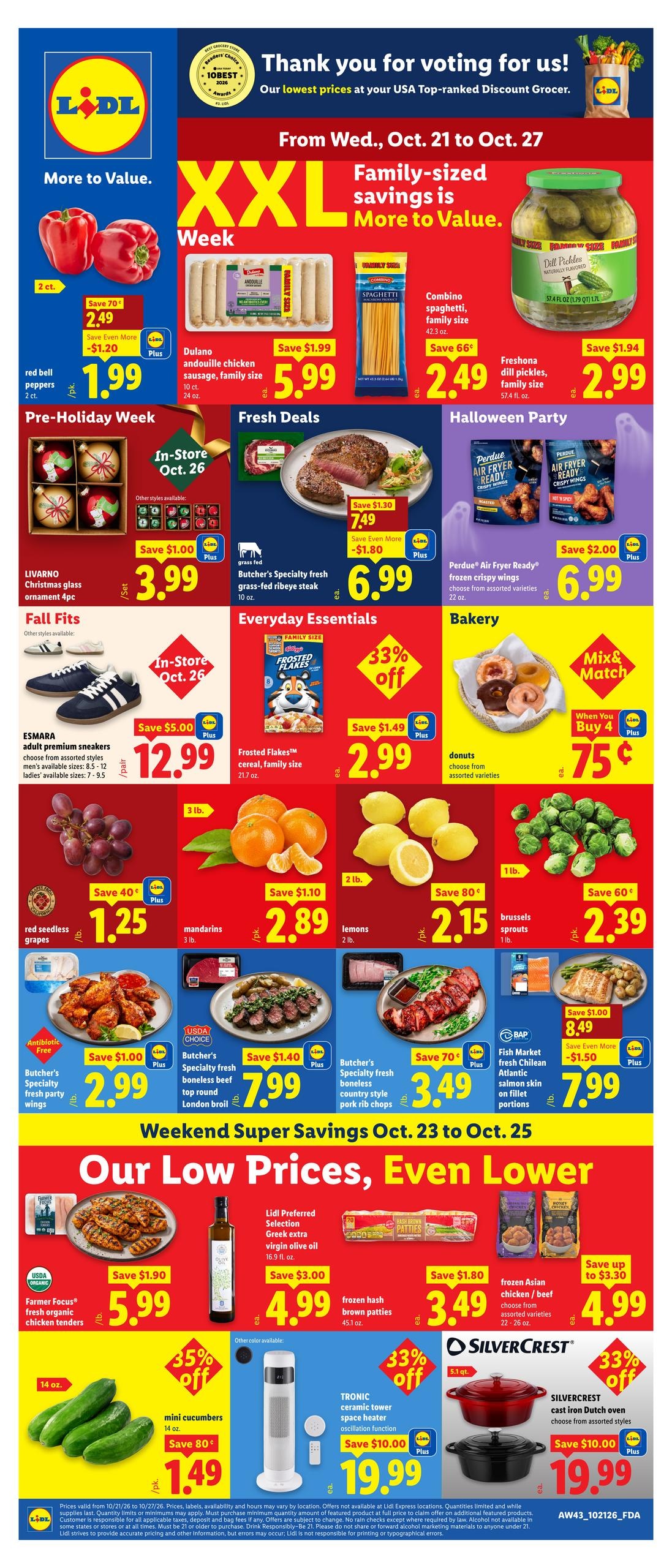 Lidl weekly ad page 1