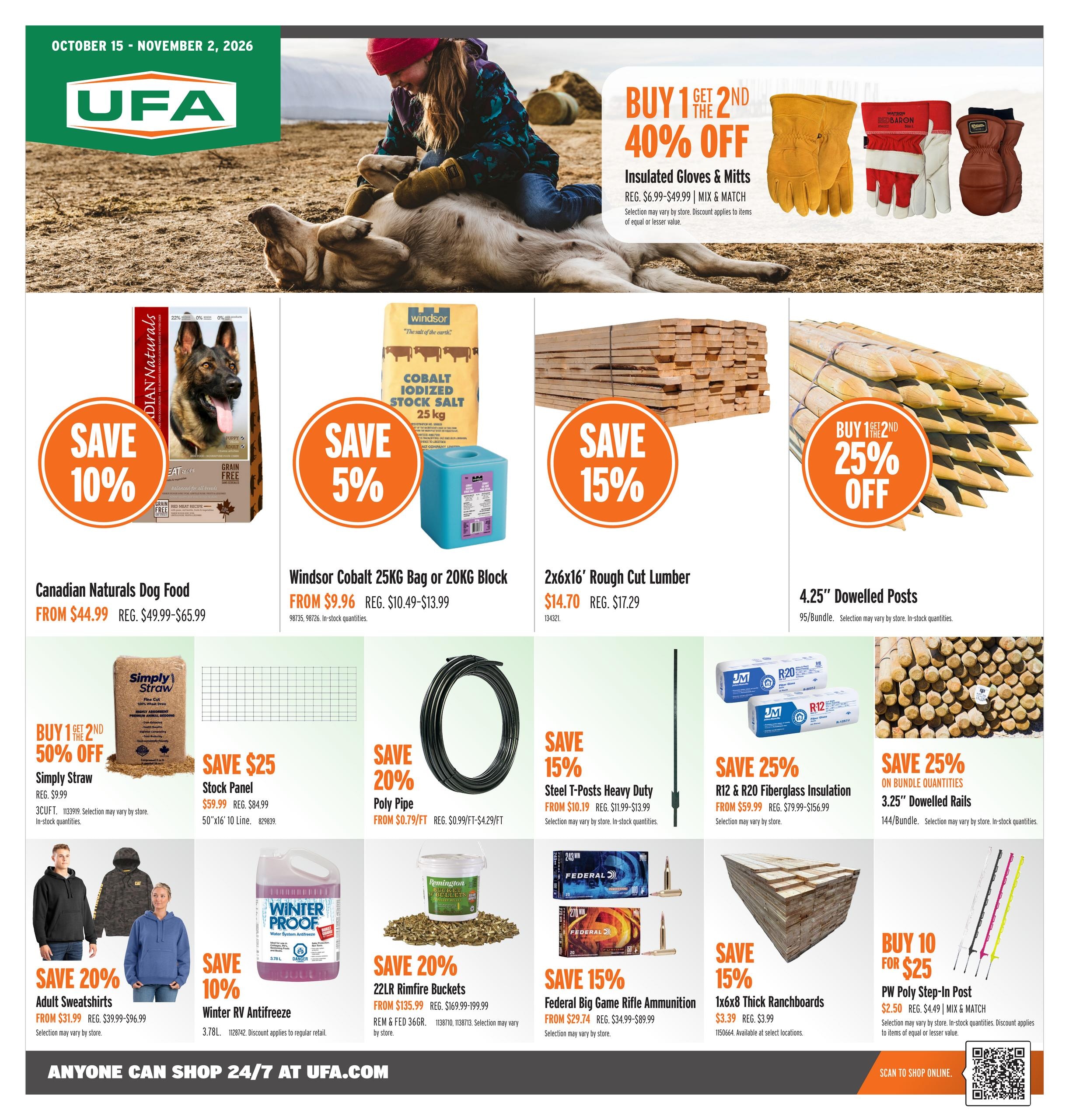 UFA Co-operative Limited flyer page 1