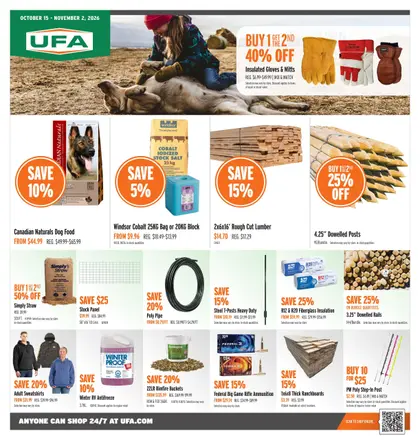 UFA Co-operative Limited Oct/Nov Flyer 2026 AB (Alberta)