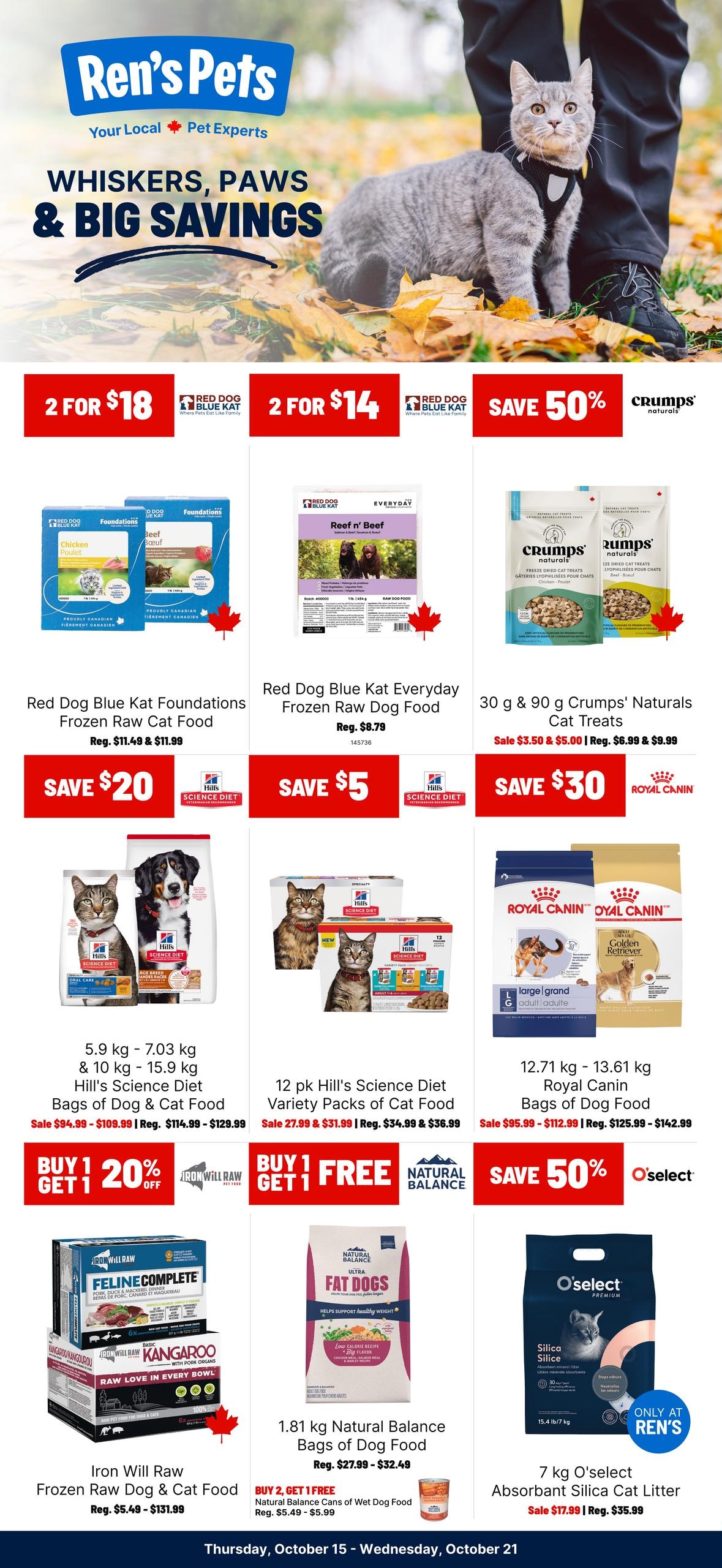 Ren's Pets flyer page 1