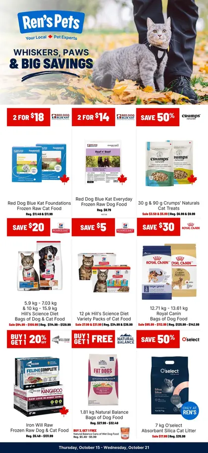 Ren's Pets Weekly Sale