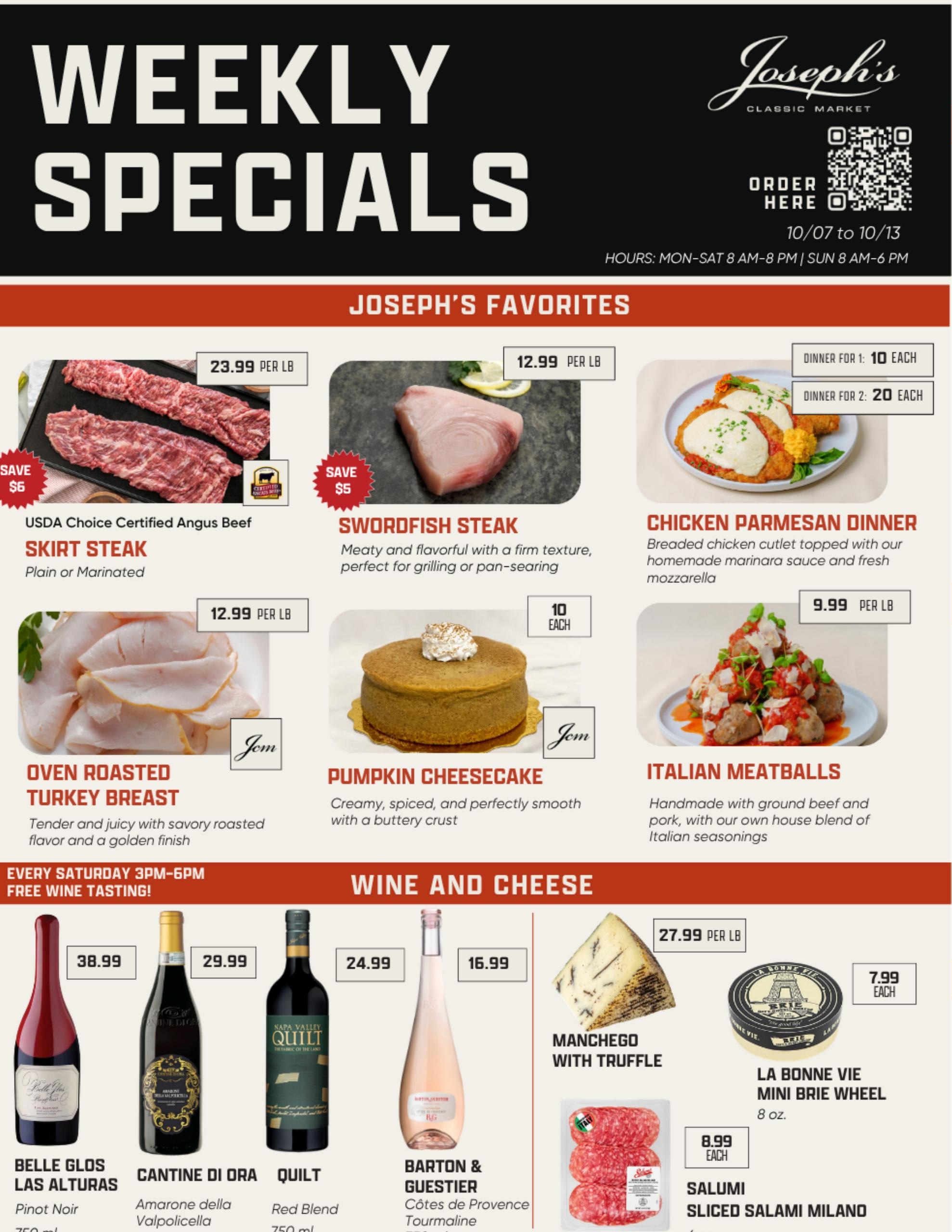 Joseph's Classic Market weekly ad page 1