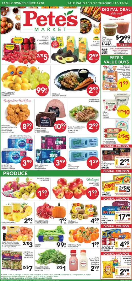 Pete's Fresh Market Indexed Weekly