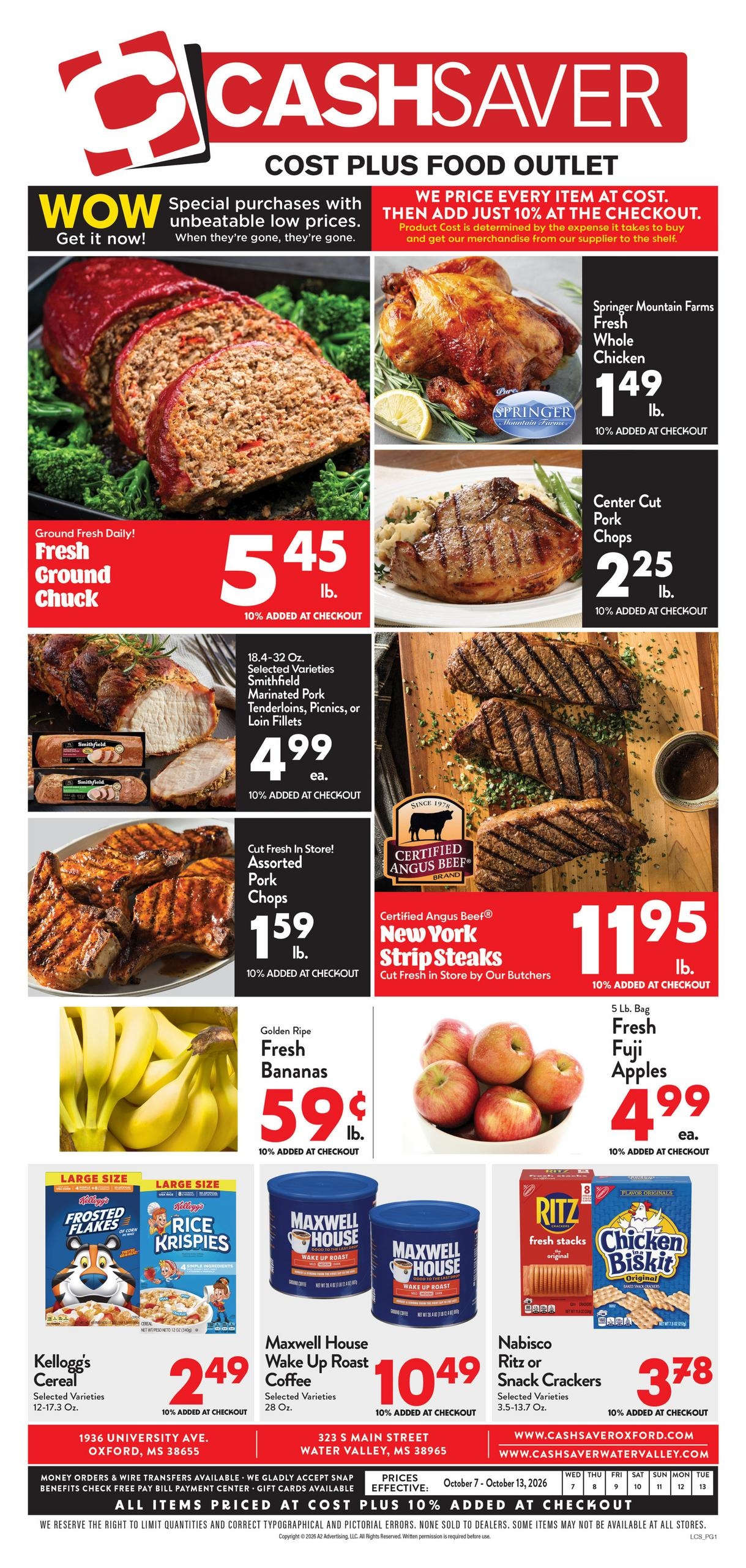 Larson's Cash Saver weekly ad page 1