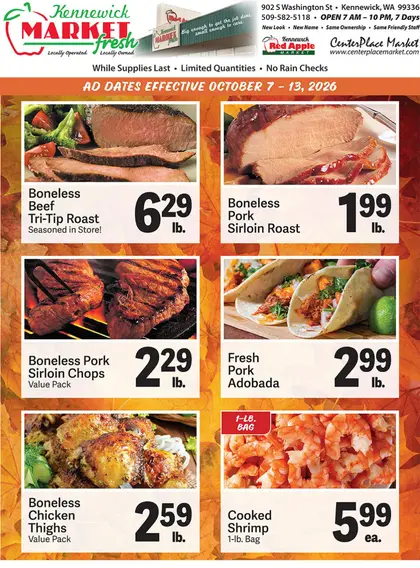 Kennewick Red Apple Market Indexed Weekly