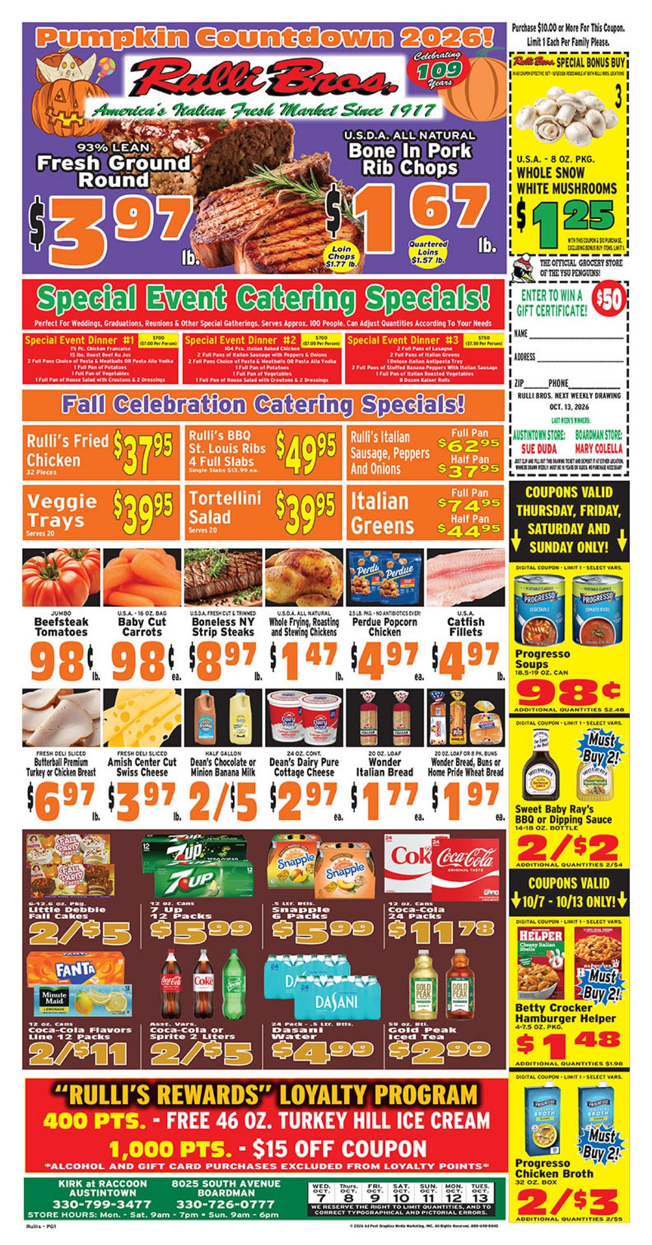 Rulli Brothers weekly ad page 1