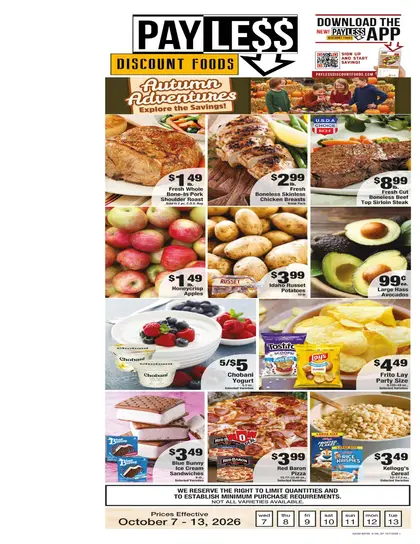 Payless Discount Foods Indexed Weekly