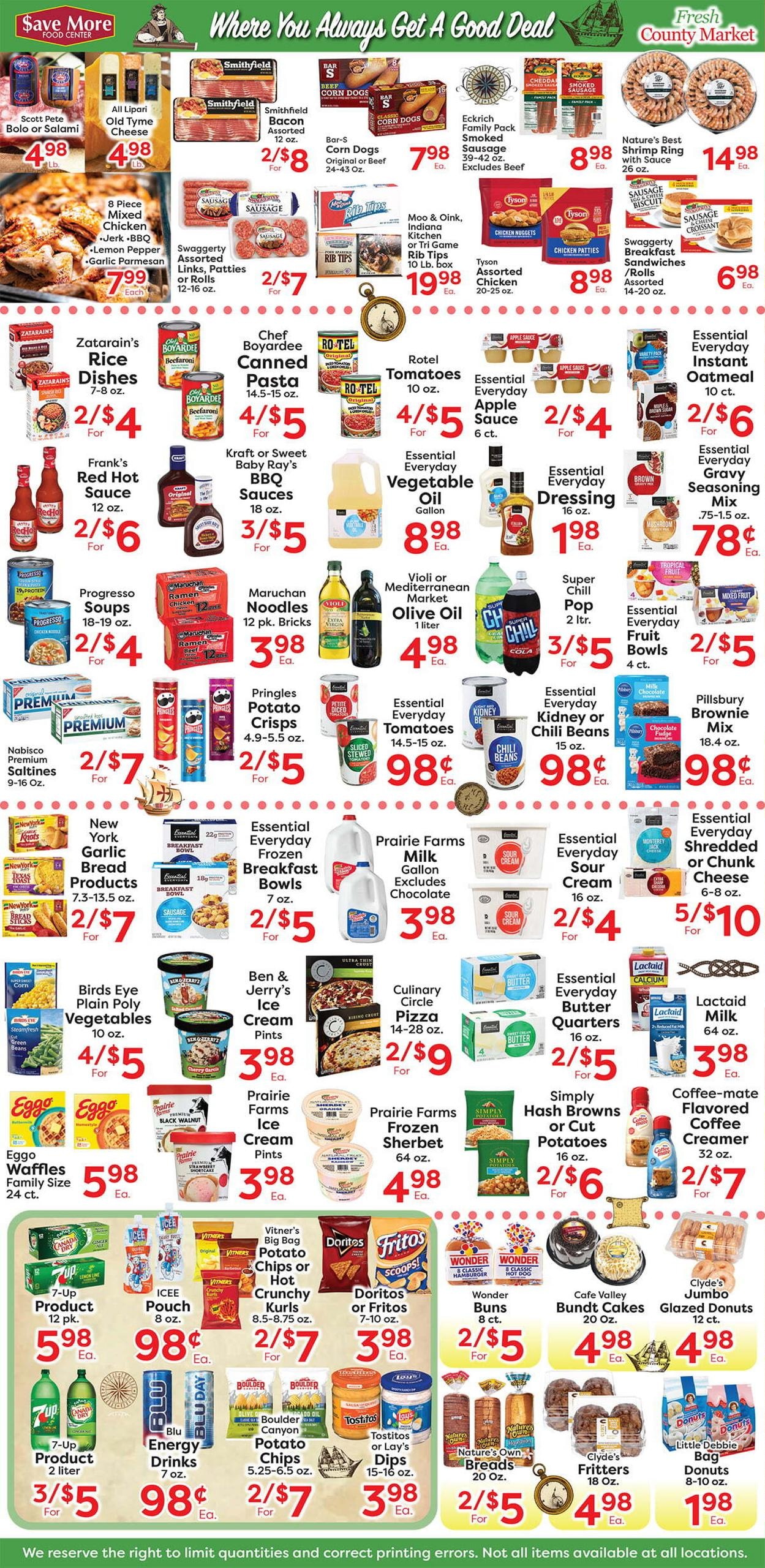 Fresh County Market weekly ad page 1
