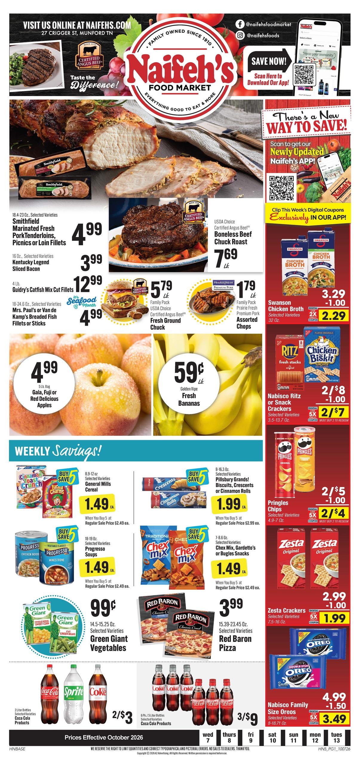 Naifeh's weekly ad page 1