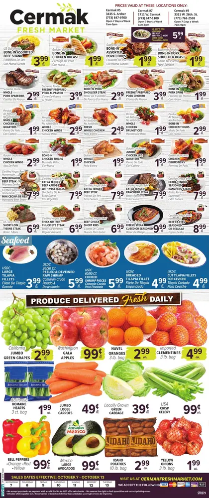 Cermak Fresh Market Indexed Weekly