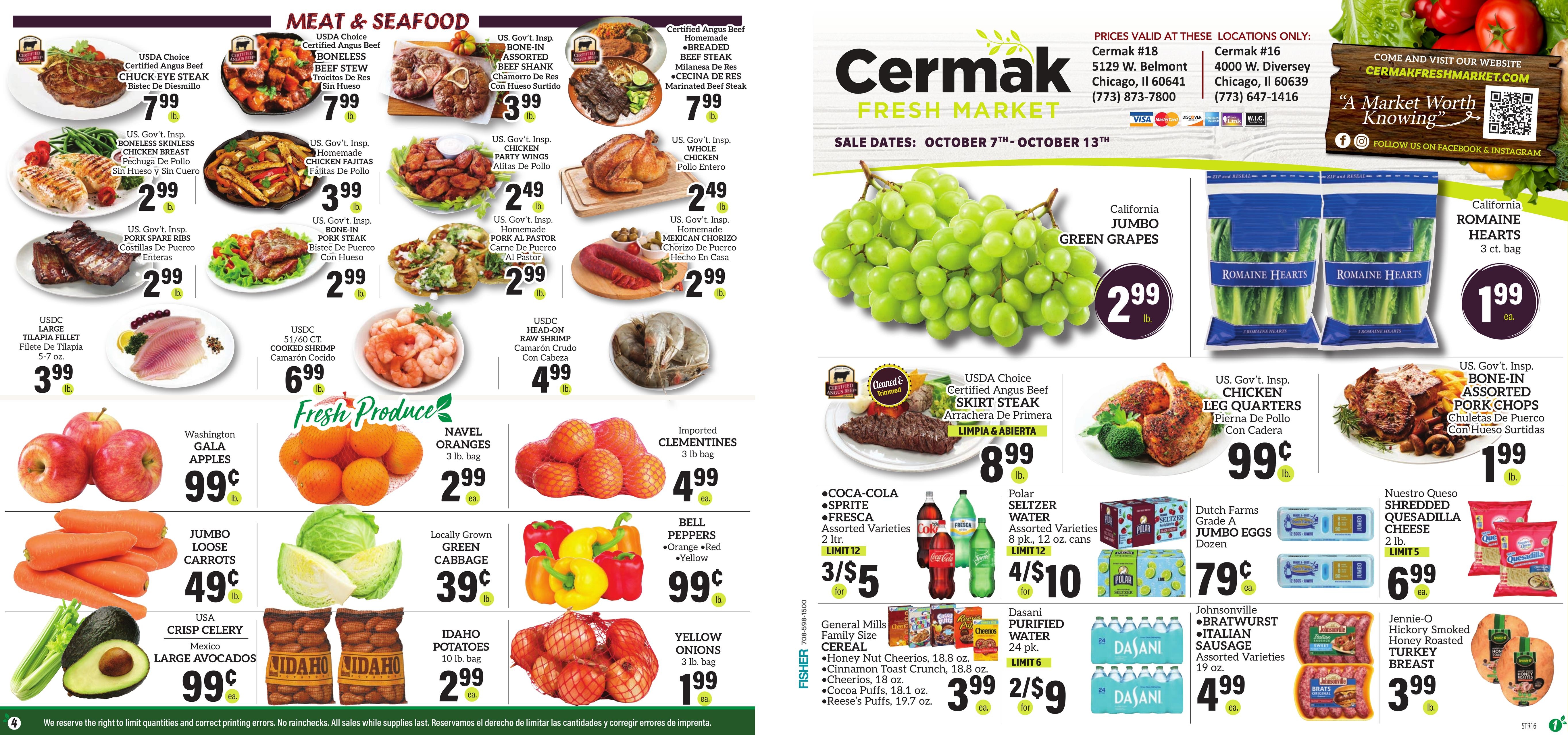 Cermak Fresh Market weekly ad page 1