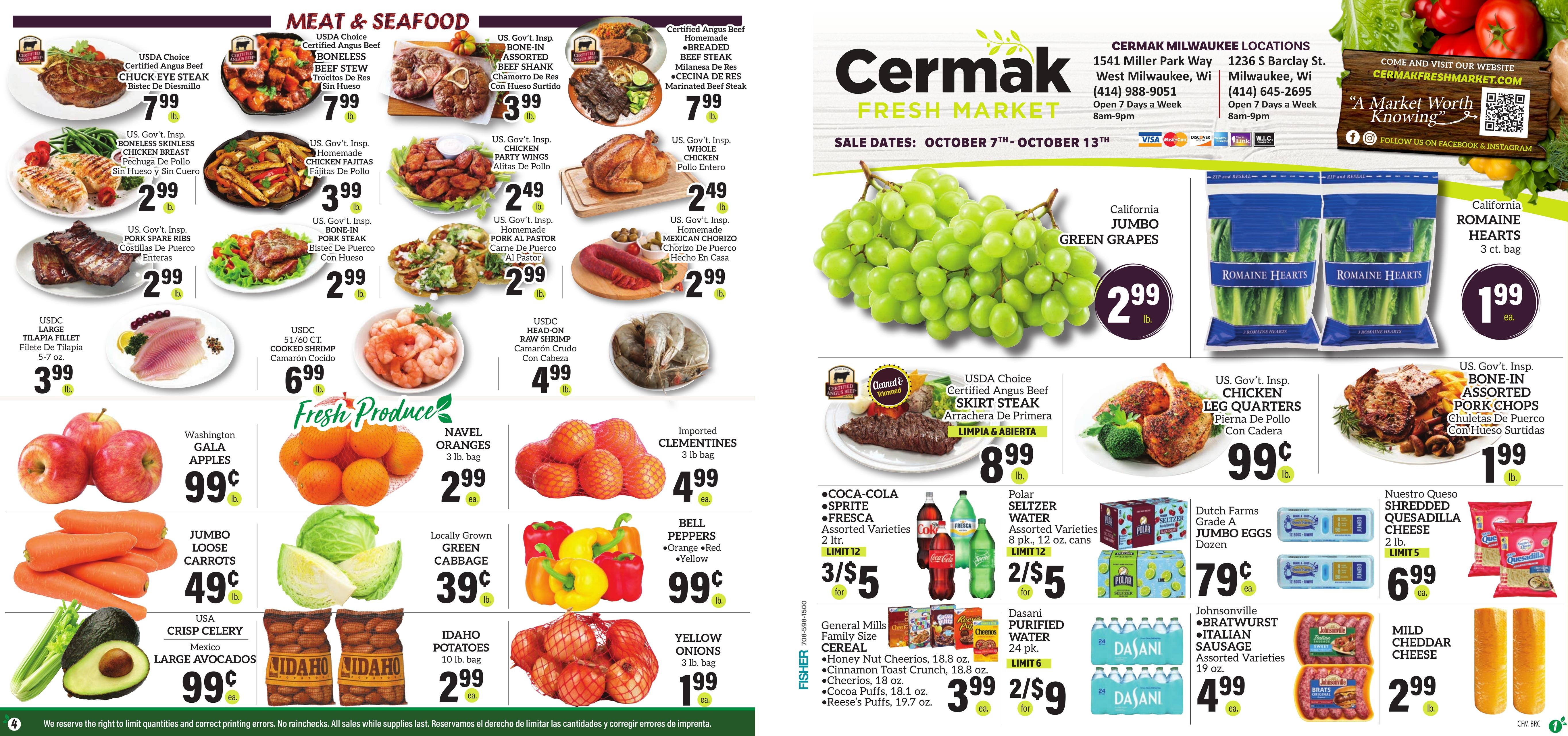 Cermak Fresh Market weekly ad page 1