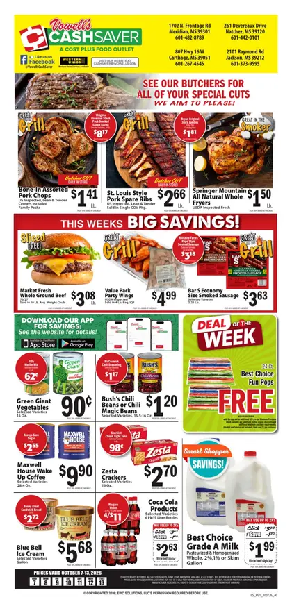 Vowell's CashSaver Indexed Weekly