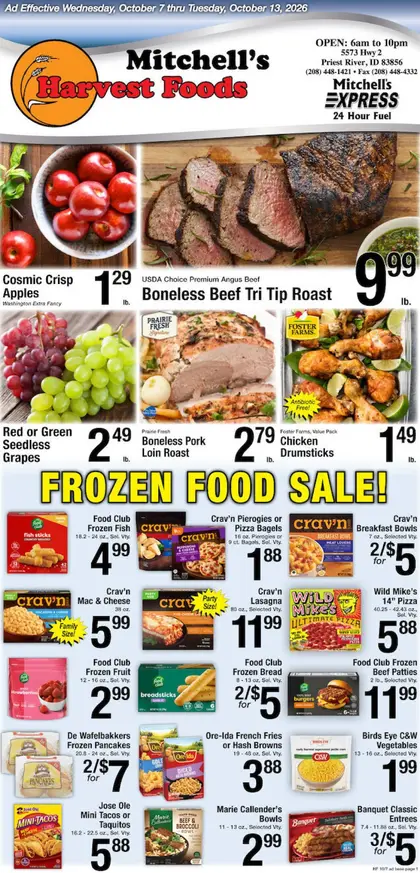 Harvest Foods Indexed Weekly