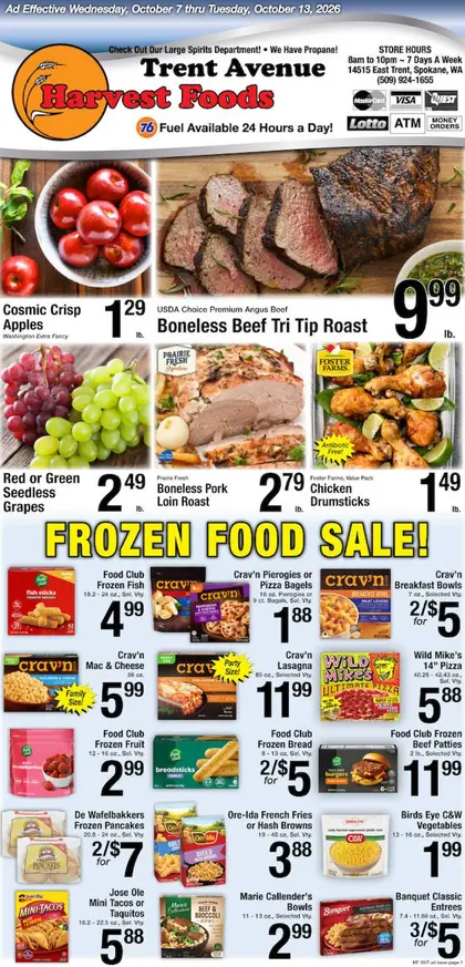 Harvest Foods Indexed Weekly