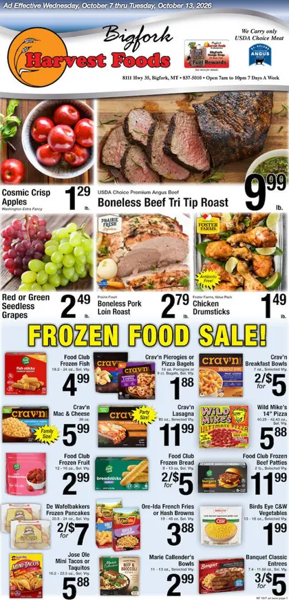 Harvest Foods Indexed Weekly