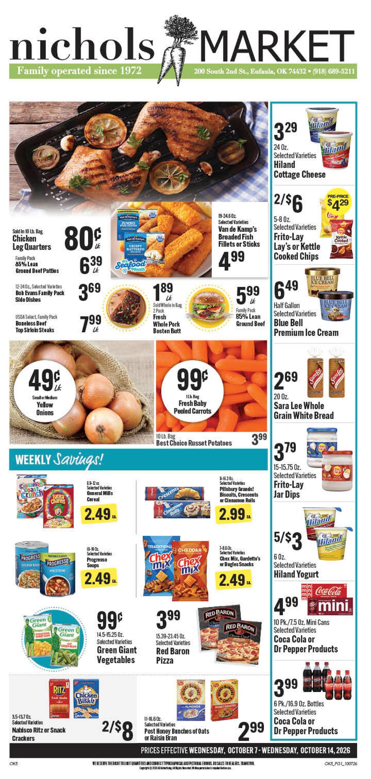 Nichols Dollar Saver weekly ad page 1